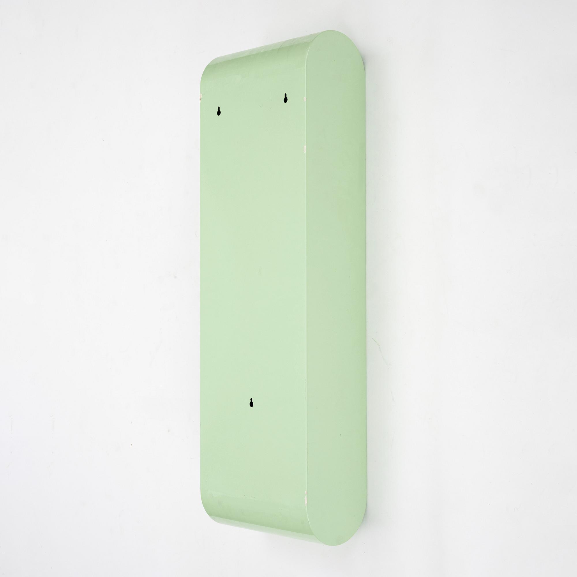 Martin Jämtlid, a lacquered metal wall shelf, Sweden 1993.