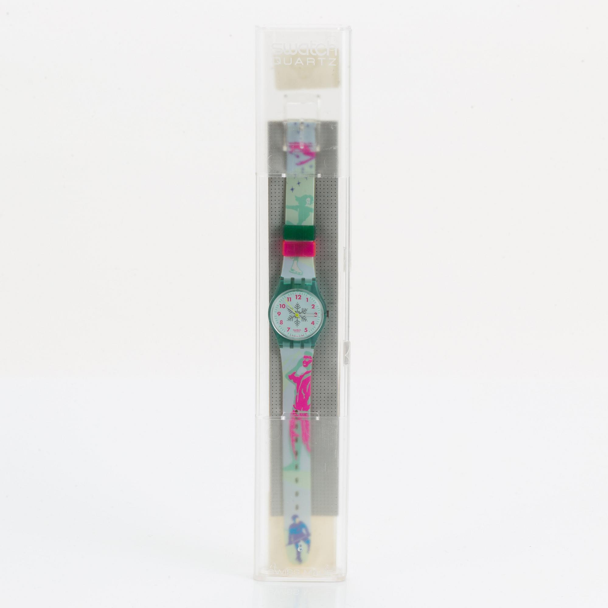 Swatch, Hice Speed, wristwatch, 34 mm.