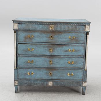A chest of drawers, mid 19th Century.