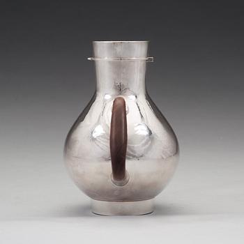 Sigurd Persson, kaffekanna, Stockholm 1958, sterling, smed Karl Ivan Karlsson.