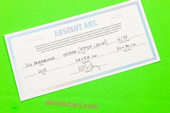 Eva Beierheimer, Utan titel (47 964 Circles).