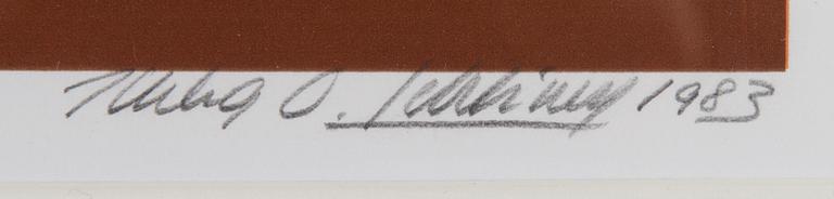ILKKA LEHTINEN, serigrafi, signerad och daterad 1983, numrerad 16/58.