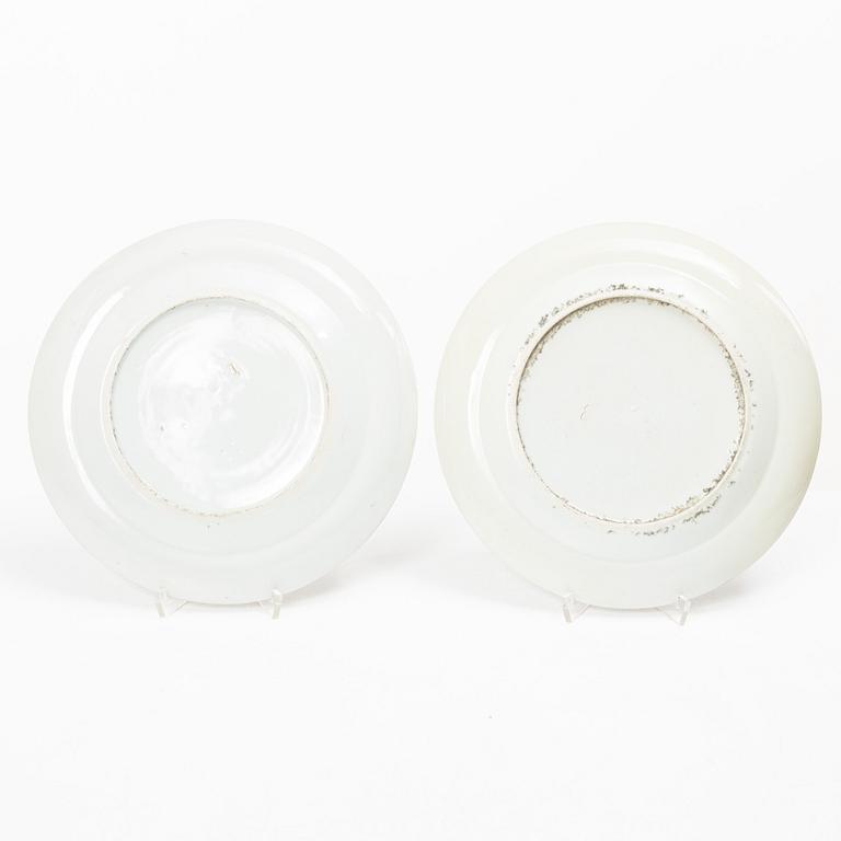 Parti porslin, 10 delar, Kanton, Kina, 1800-tal.