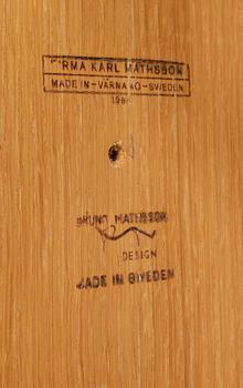 BORD, Bruno Mathsson, Firma Karl Mathsson, Värnamo, 1960-tal.