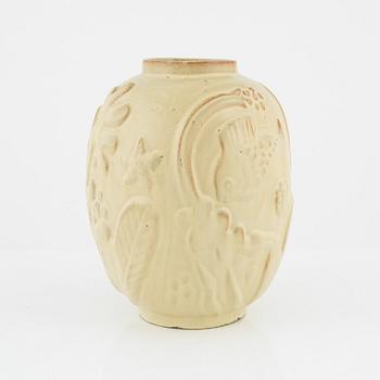 Anna-Lisa Thomson, a glazed earthenware vase from Upsala-Ekeby, 1940's.