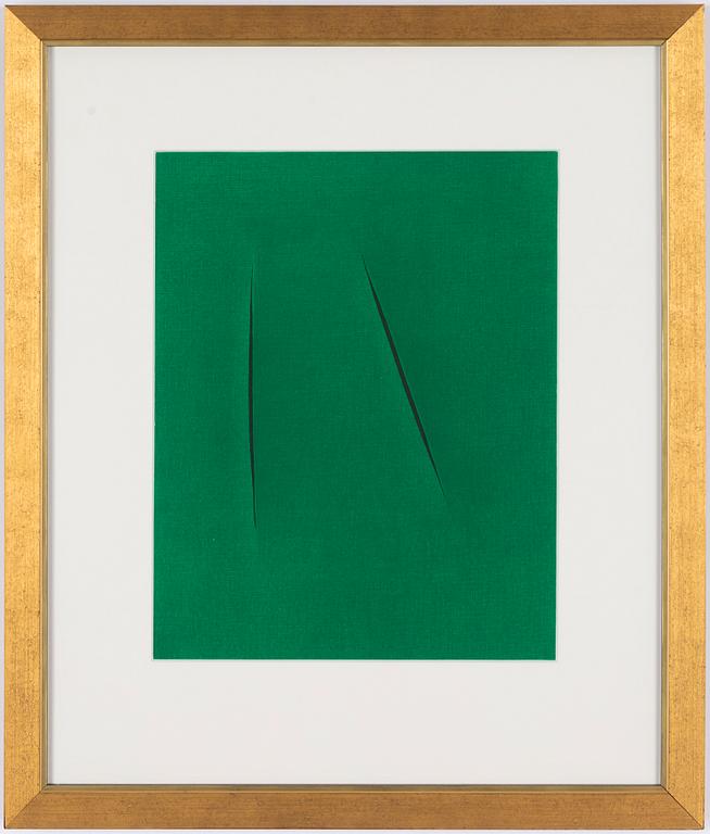 Lucio Fontana, "Concetto Spaziale".