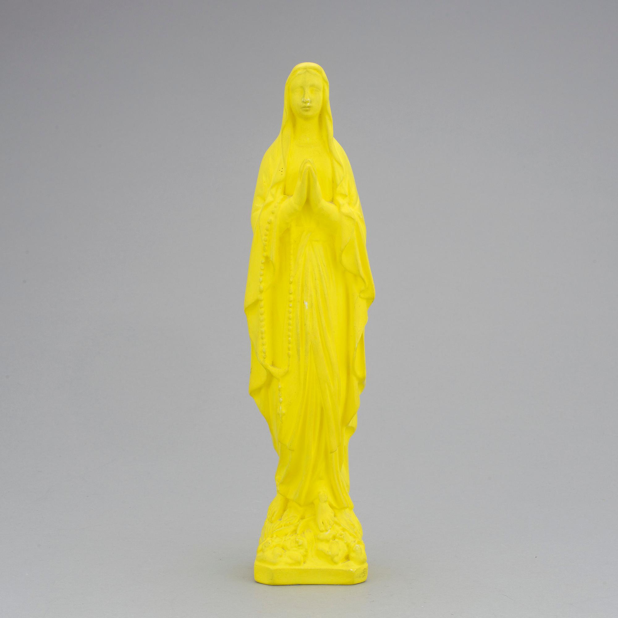 KATHARINA FRITSCH, Sclupture, painted plaster, signed with a stamp.