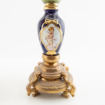 Candelabras, a pair in the Louis XV style, first half of the 20th century.