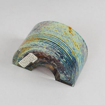 A vase/sculpture by Ivo Rozsypal, the Czech Republic, signed and dated -83.