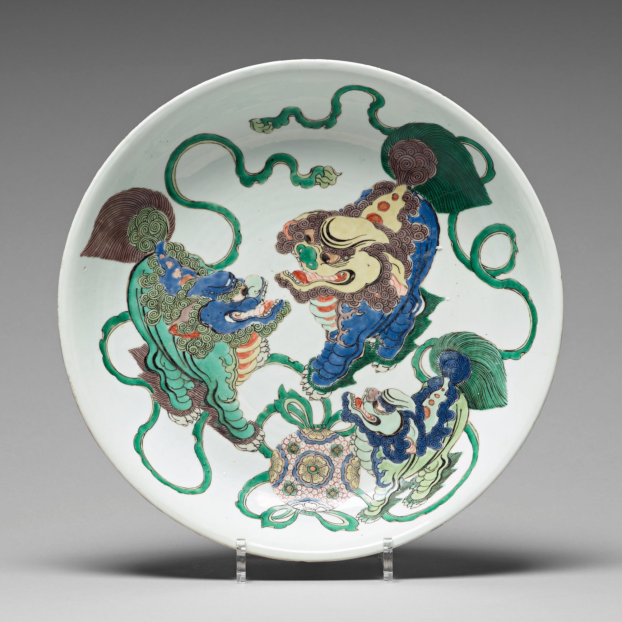 FAT, porslin. Qingdynastin, Kangxi (1662-1722).