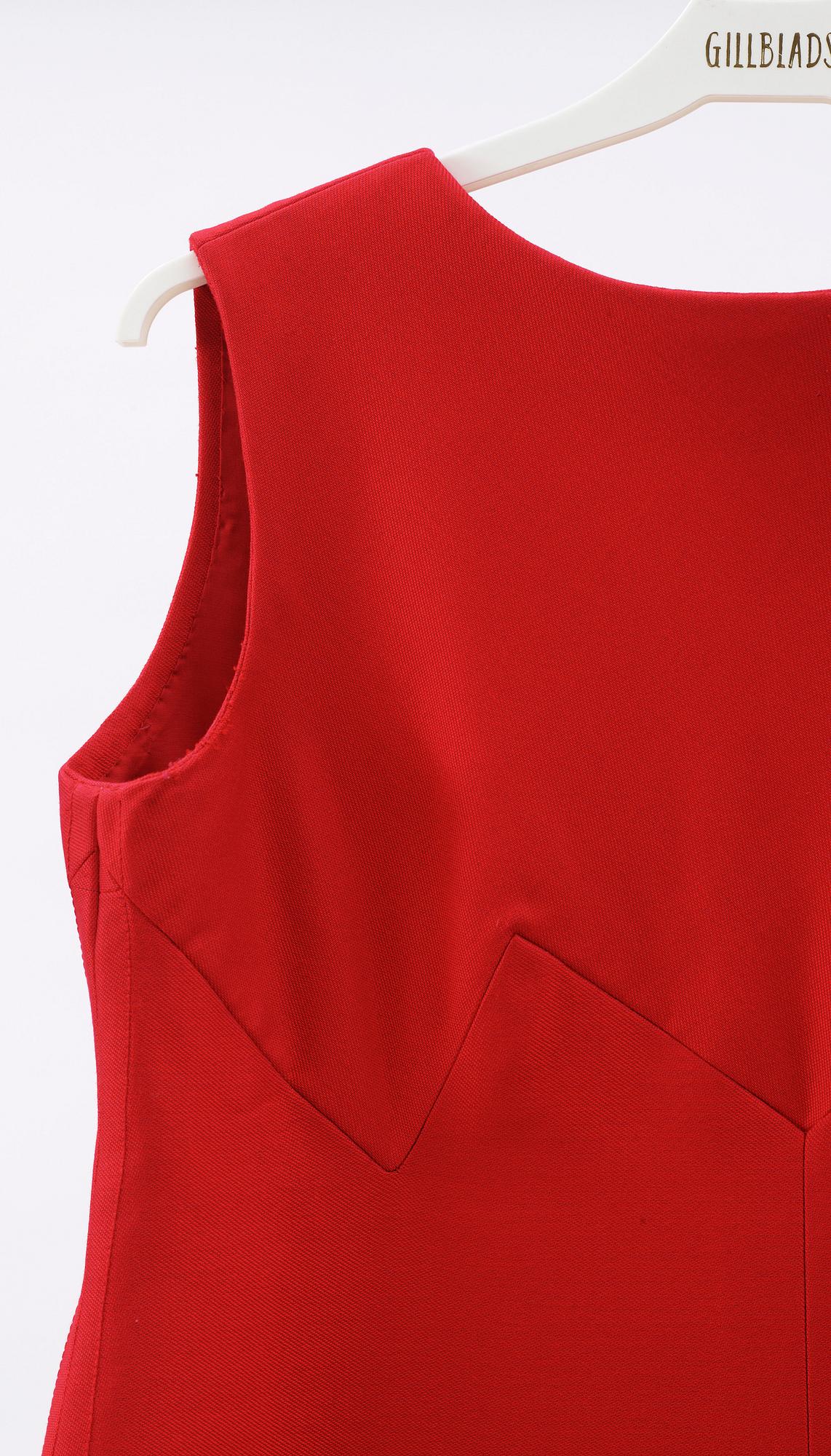 MÄRTHASKOLAN, Franska Avdelningen, långklänning 1970-tal.