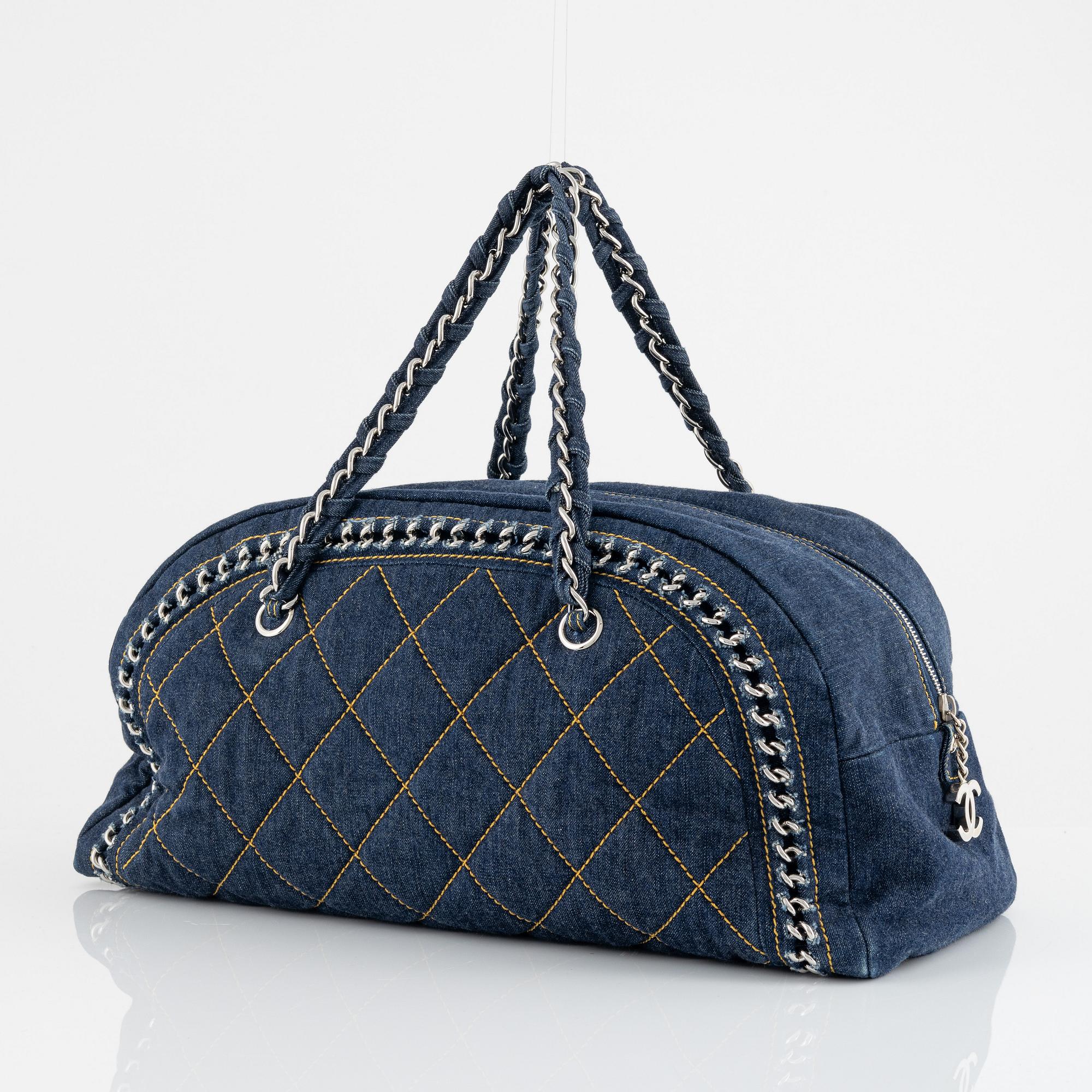 Chanel, a quilted denim handbag, 2005-06.