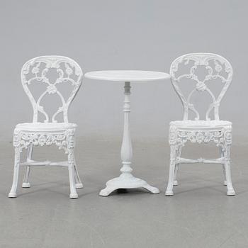 Trädgårdsgrupp, tre delar, J & C G Bolinder, Stockholm.