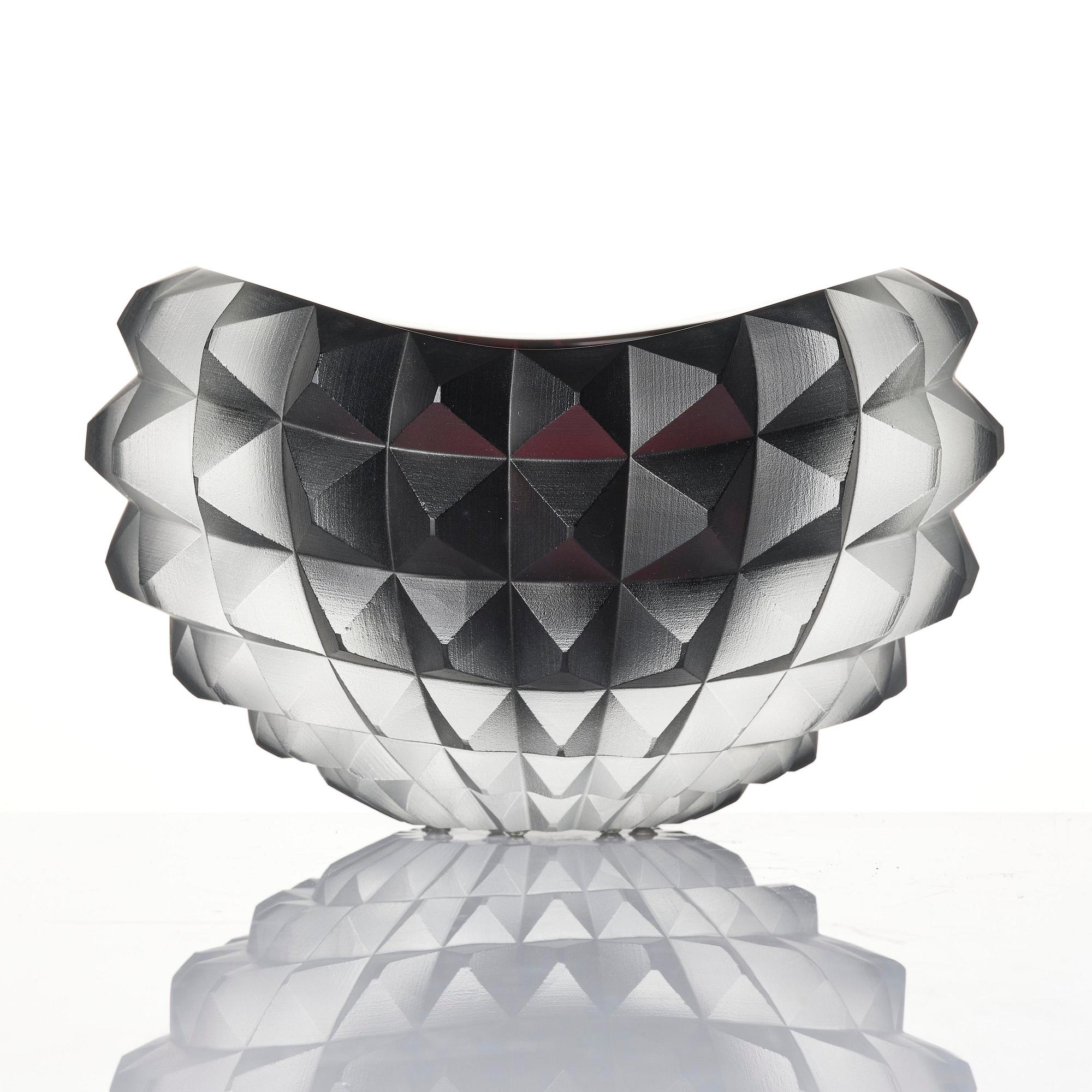 Mårten Medbo, skål, "Core", ed. 2/4, glas, Ajeto, Nový Bor, Tjeckien, 2010.