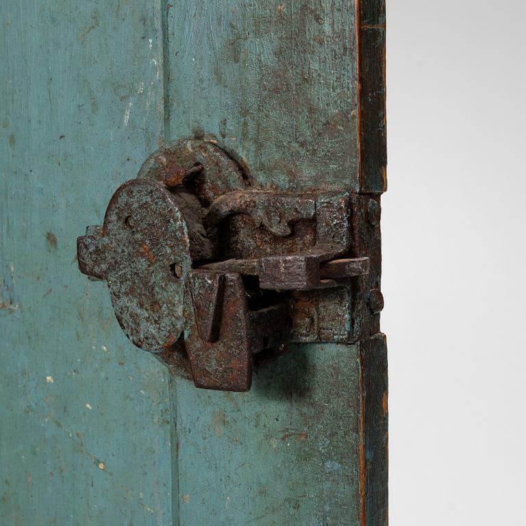 A painted late Baroque cabinet, 18th century.