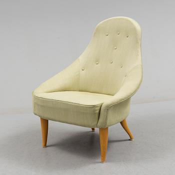 A mid 20th century 'Lilla Eva'arm chair by Kerstin Hörlin-Holmquist.