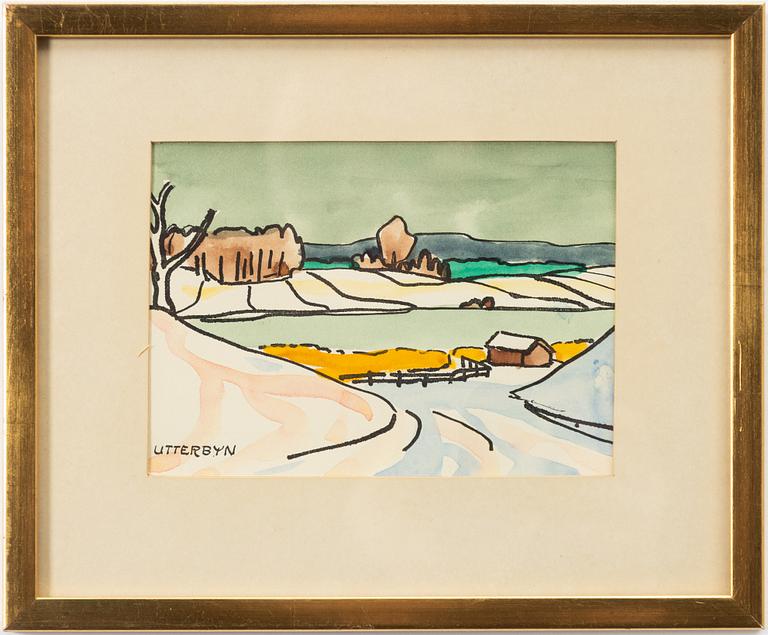 Erling Ärlingsson, "Utterbyn", Flying geese, 3 pcs.