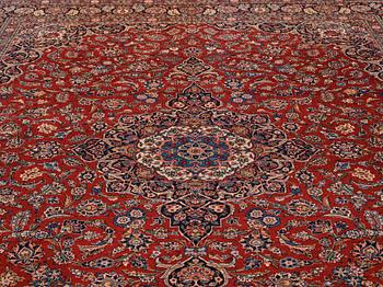 Matta, semiantik Keshan, ca 428,5 x 323,5 cm.
