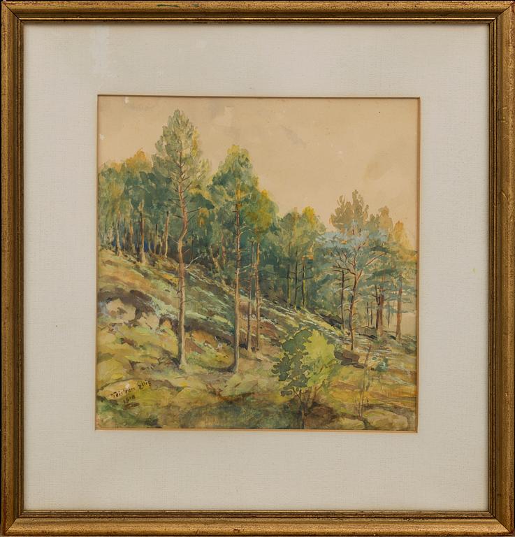 TRISTRAM JAMES ELLIS, signed 1910.