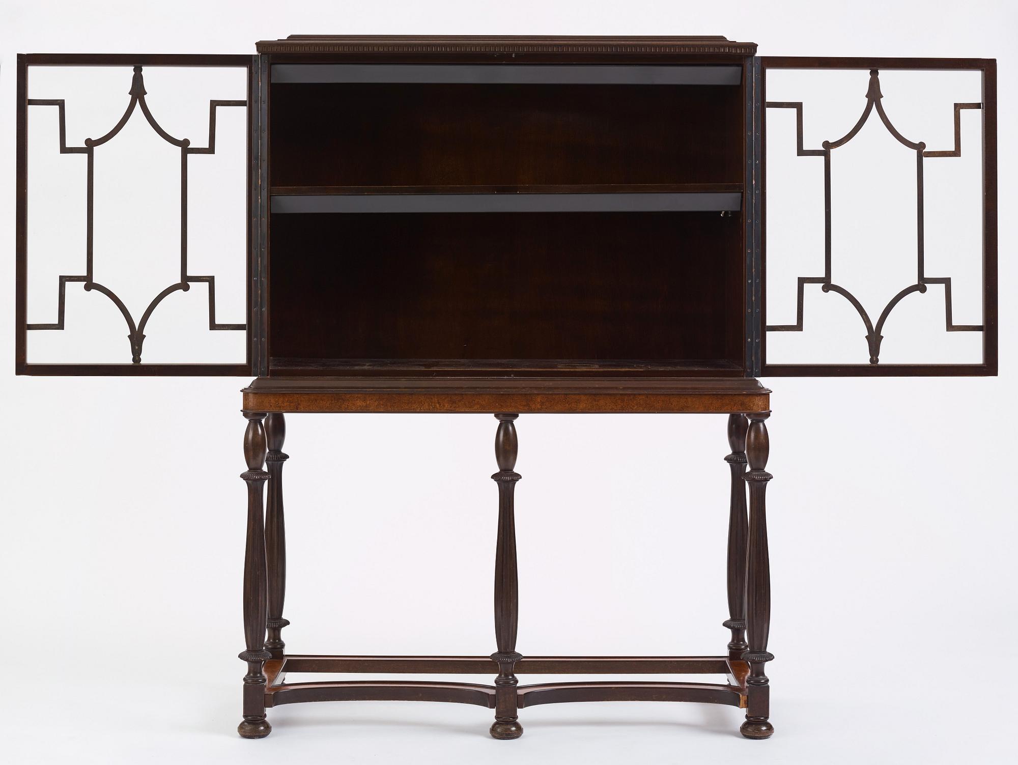 Axel Einar Hjorth, a display cabinet, probably by the master cabinetmaker Albin Johansson, Sweden c. 1927.