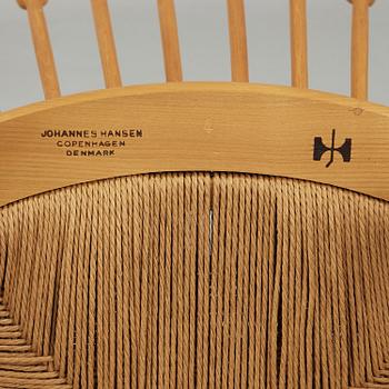 HANS J WEGNER, karmstol "Peacock chair", Johannes Hansen, Danmark.