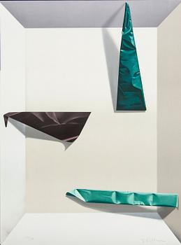 Yrjö Edelmann, a signed and numbered colour lithograph.