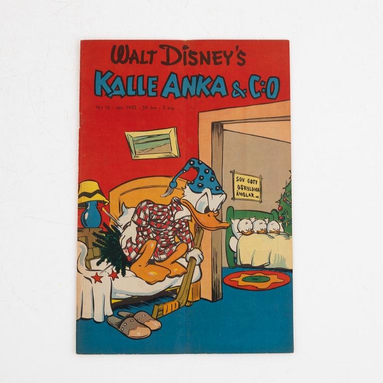 Comic book, "Kalle Anka & Co" No. 12, 1950.