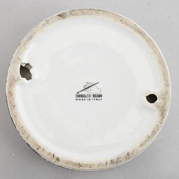 Piero Fornasetti, two ashtray, Milan, Italy.