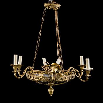 CEILING LAMP, Empire, first half of the 19th century.