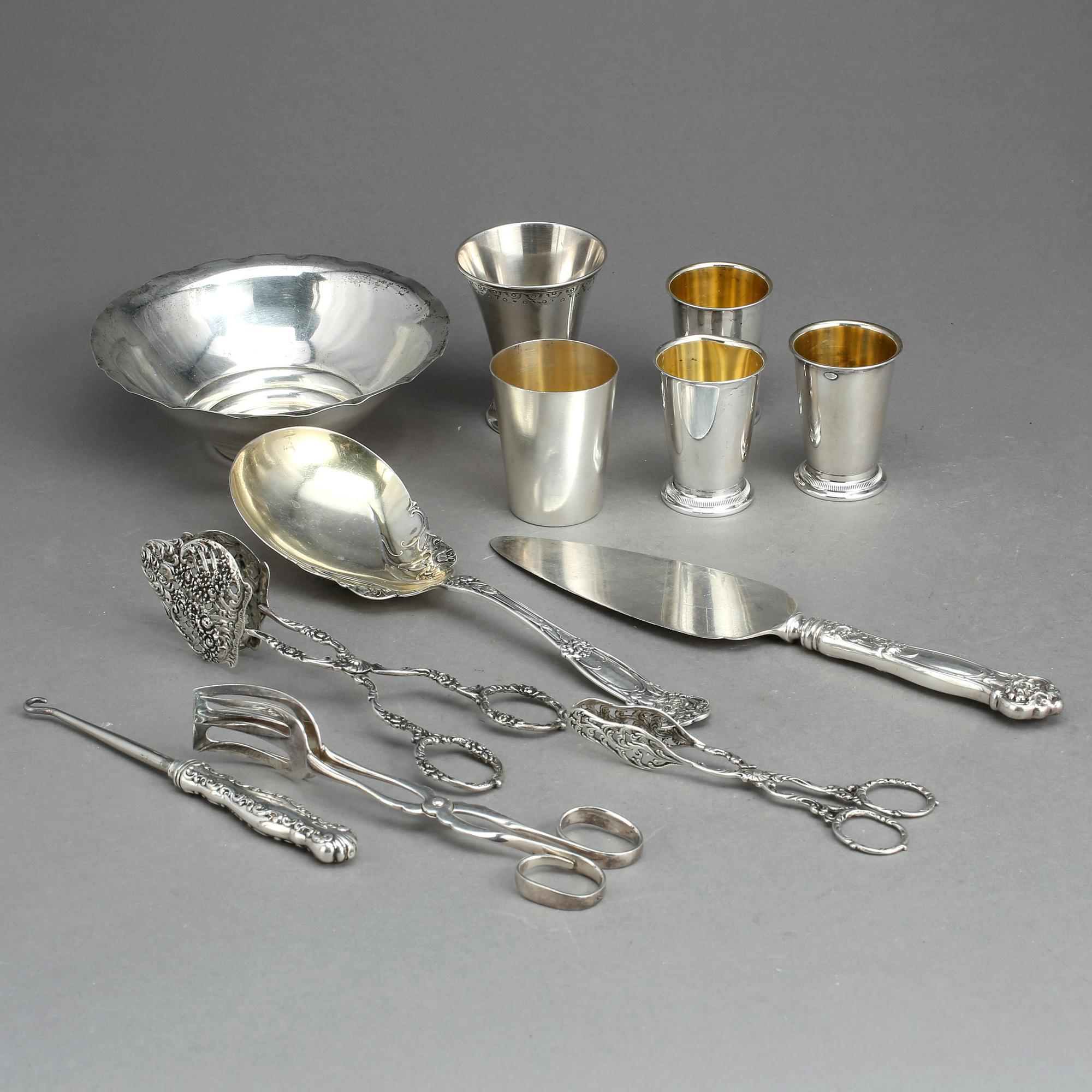 PARTI SILVER, mestadels Sverige, 1900-tal.  ca 776 gram.