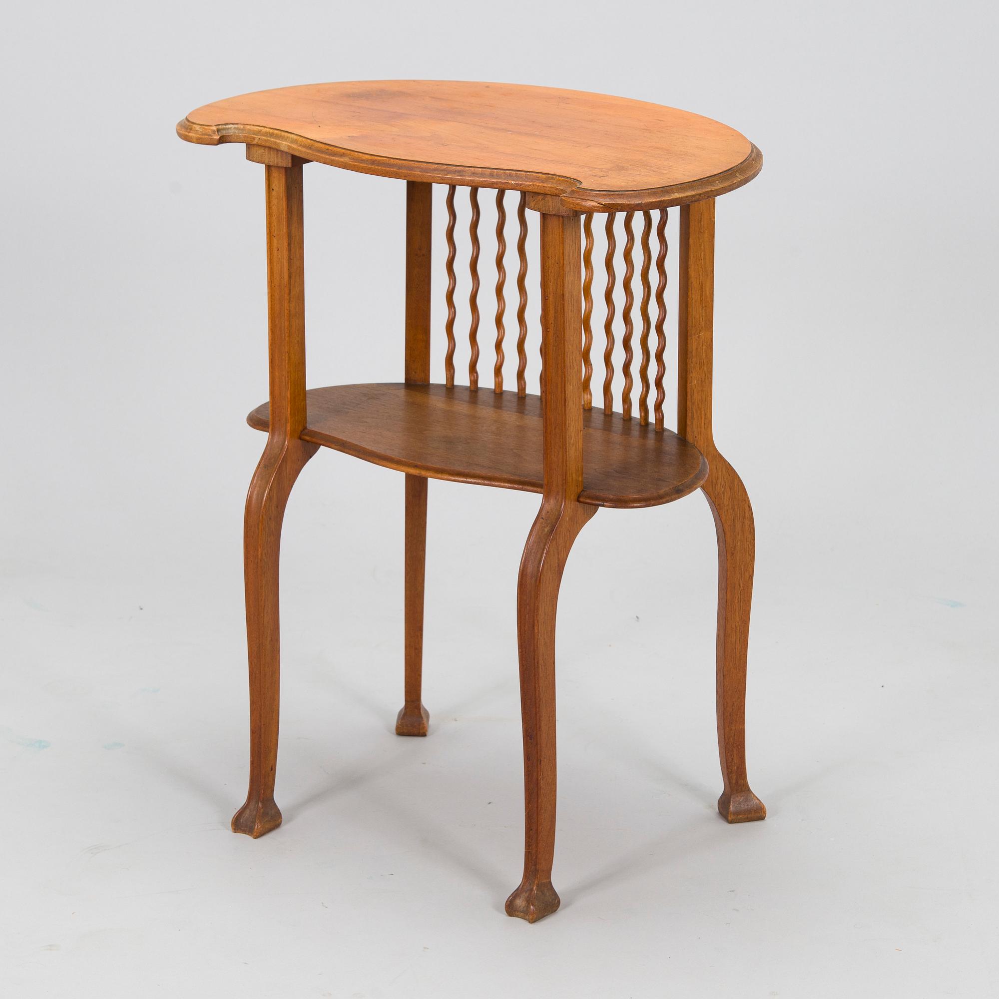 A Jugend style table / side table, early 20th century,.