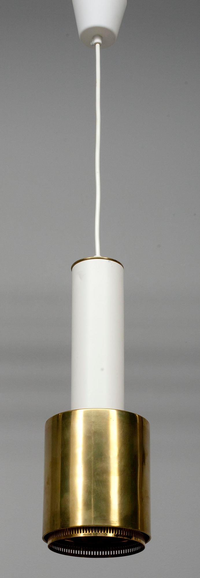 TAKLAMPA, "Handgranat A110", Alvar Aalto, Valaistustyö. Höjd 42 cm.