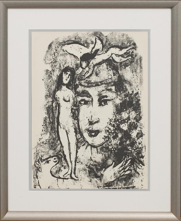 MARC CHAGALL, litografi.