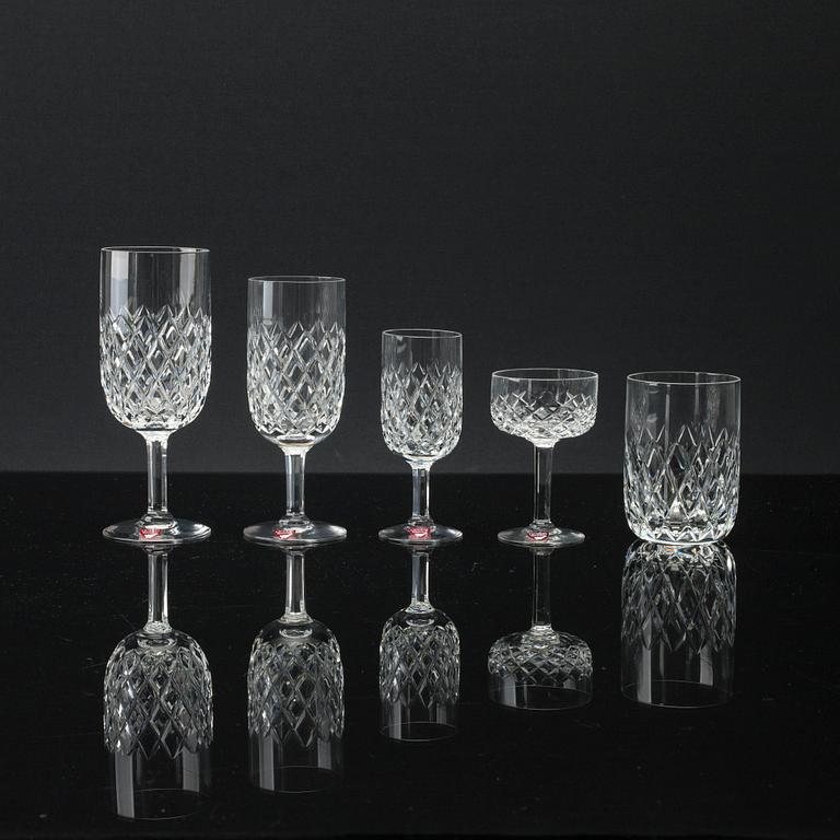 INGEBORG LUNDIN, glasservis, 60 delar, "Elisabeth/FESTIVAL ", glas, Orrefors.