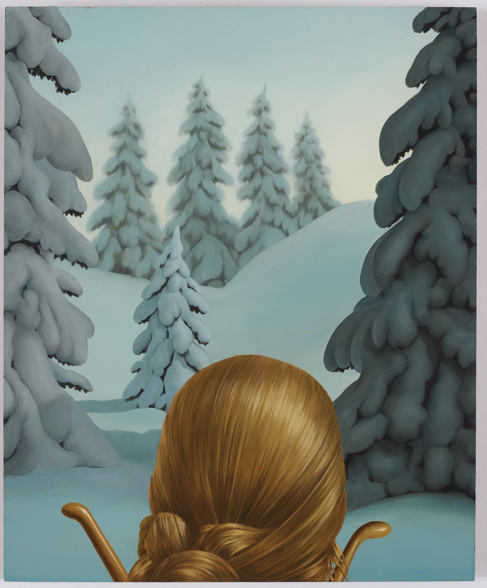 Patrik Andiné, oil on mdf, signed and dated 2009 verso.