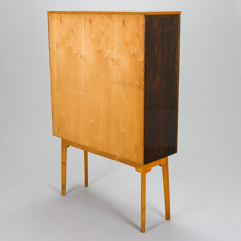 Serving cabinet, "cocktail cabinet" probably manufactured by Oy Boman AB in the 1940s.