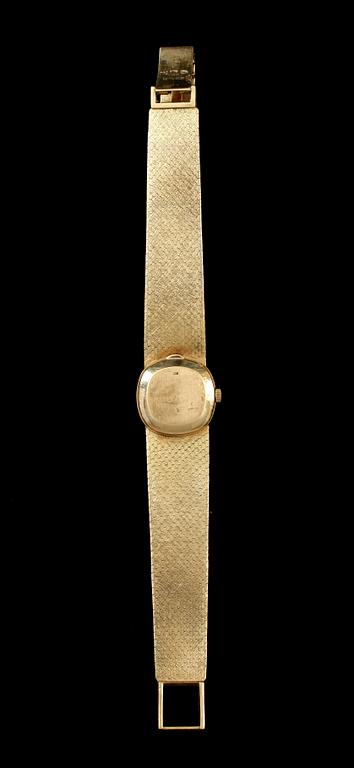 ARMBANDSUR, dam, Patek Philippe, ref. 3370/1, manuell, 18k guld, 1970-tal. Vikt ca62g.