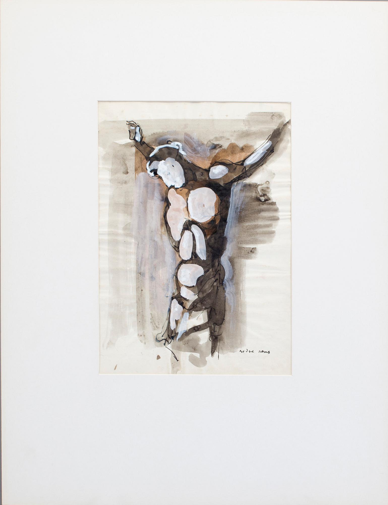 ENDRE NEMES, blandteknik, signerad.