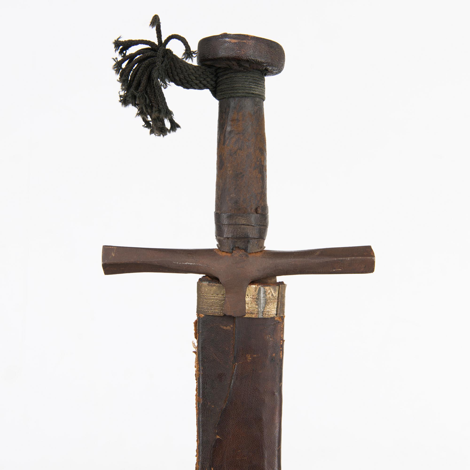 A Sudanese Kaskara sword, 1800/1900s.