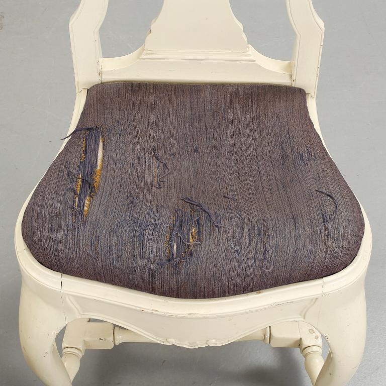 MATSALSSTOLAR, 12 st, rokokostil, 1910-20-tal.