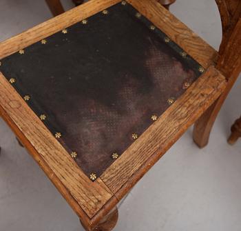 STOLAR, 8 st, nyrenässans, 1800-talets andra hälft.