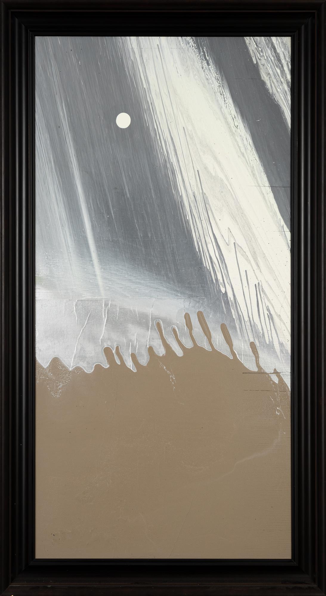 Lukas Göthman, oil/mixed media on panel, signed and dated 2013 verso.