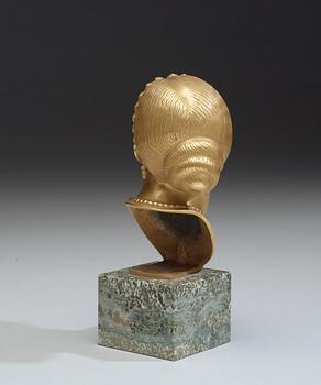 An Olof Ahlberg bronze sculpture, Herman Bergman Fud.