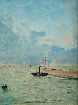 Alfred Emile Léopold Stevens, Båtar till sjöss.