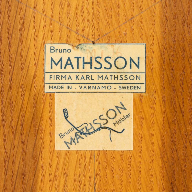 Bruno Mathsson, coffee table, "Annika", Karl Mathsson Company, mid-20th century.