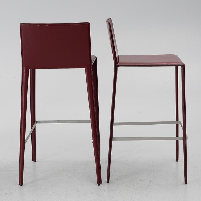 Lievore Altherr Molina, Four 'Norma' bar stools, Arper.