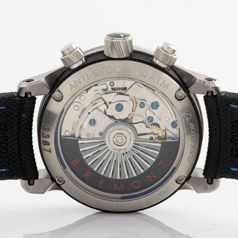 Bremont, Boeing, armbandsur, kronograf, 43 mm.