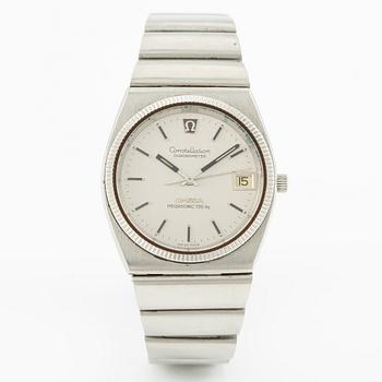 Omega, Constellation, Megasonic 720HZ, wristwatch, 36.5 mm.