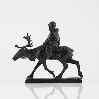 Arthur Hoffmann, sculpture, bronze, signed.