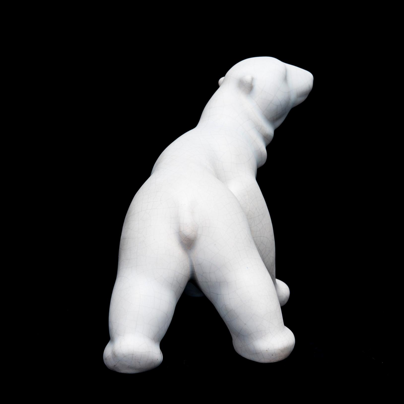 JOSEF MANUEL, skulptur, porslin, signerad J. Manuel i godset.